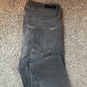 Grey Citizens of Humanity high rise skinny jeans